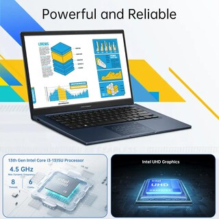Foto 3 | Ordenador Portátil Asus Vivobook 14 Linux Ubuntu 14 Fhd I3-1315u 8 Gb/512 Gb - Venta Internacional.