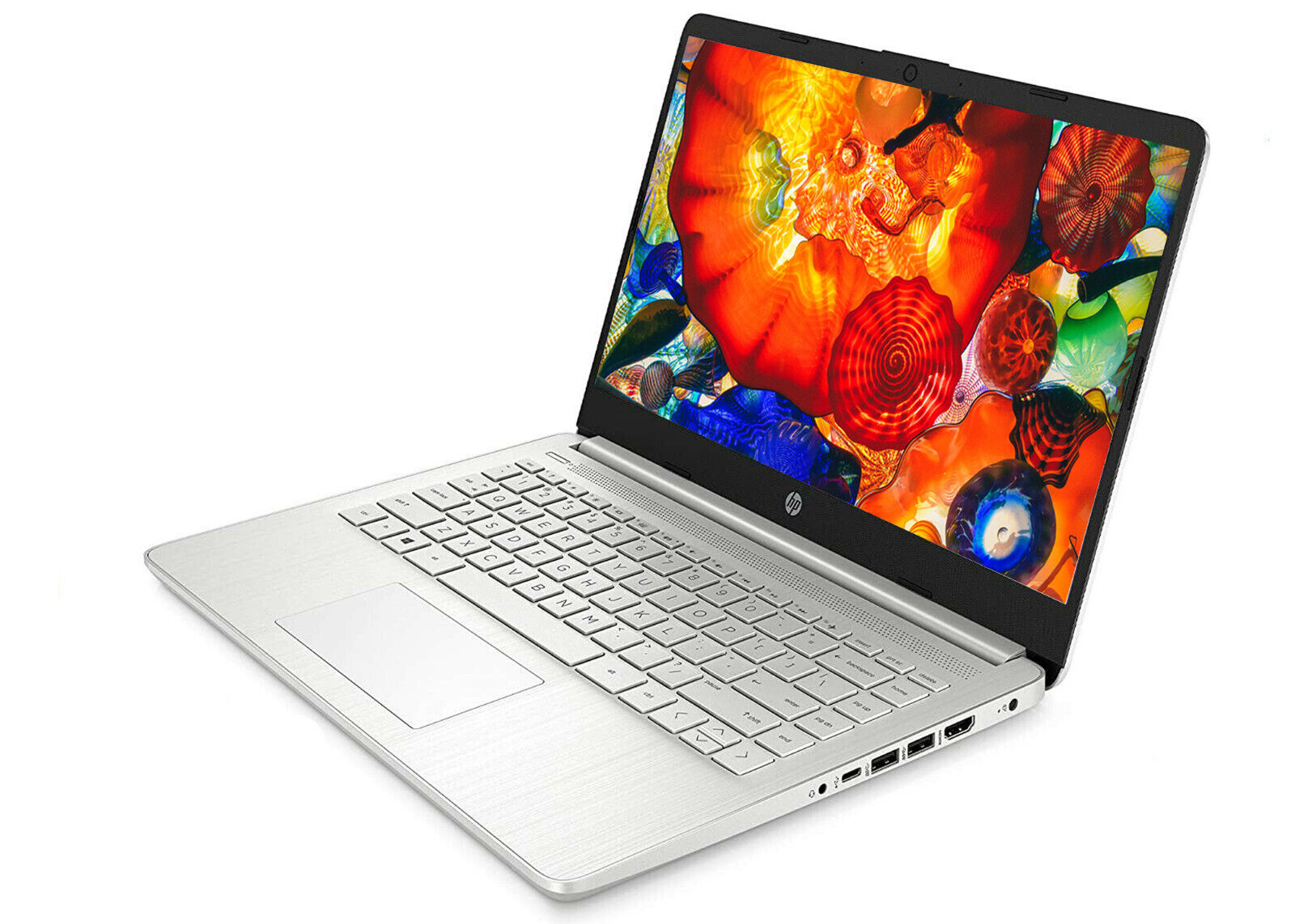 Foto 4 pulgar | Laptop Hp 14-fq0110wm color Plata 14'' Amd Ryzen 3 3250u 4gb Ram 128gb Ssd