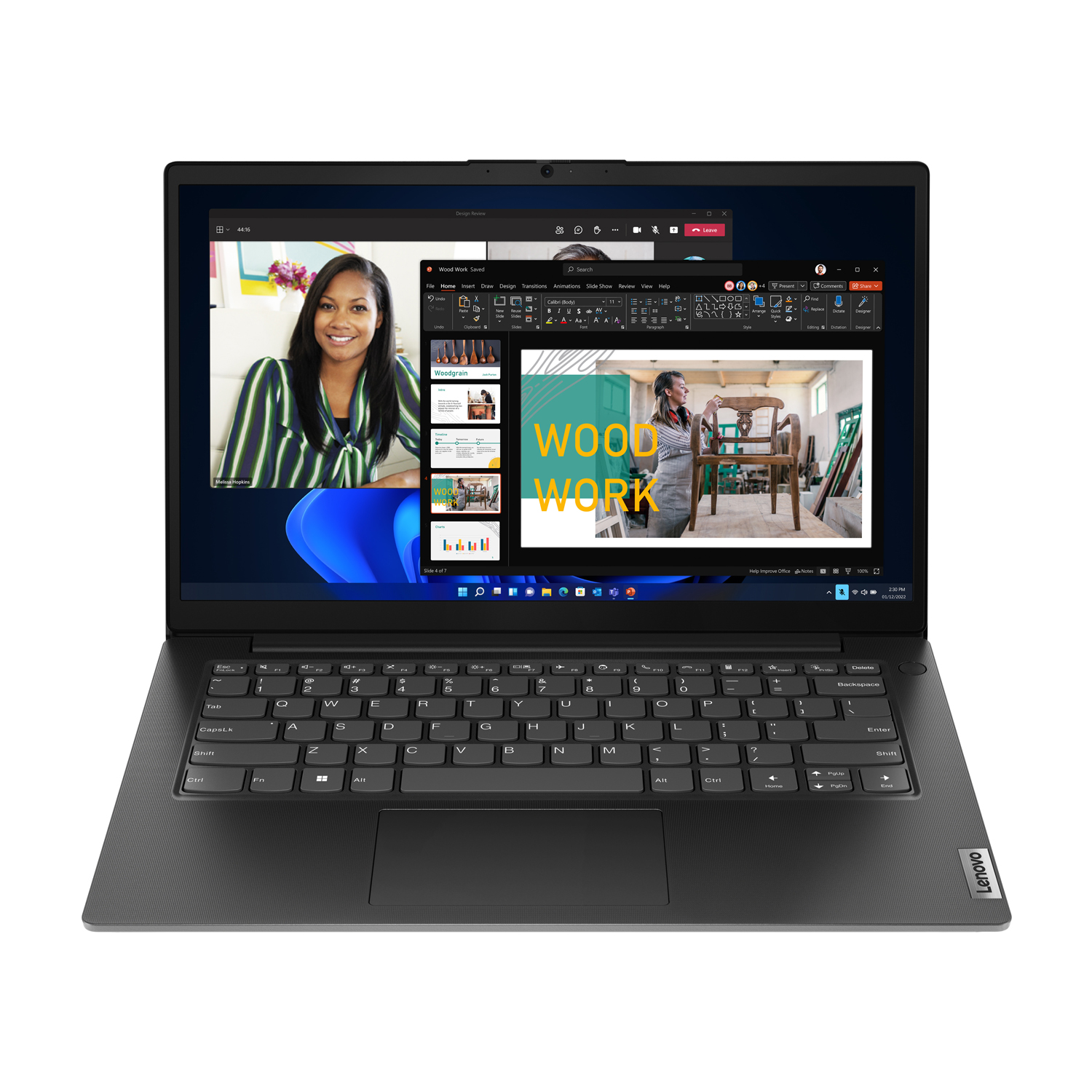 Foto 2 pulgar | Laptop Lenovo V14 G4 Amn (82yt00q3us) 14'' Amd Ryzen 5 8gb 256gb Ssd W11 Negro