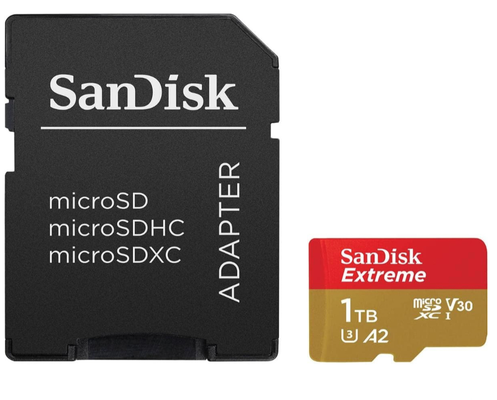 Foto 3 pulgar | Memoria MicroSD Sandisk 1 TB UHS-I