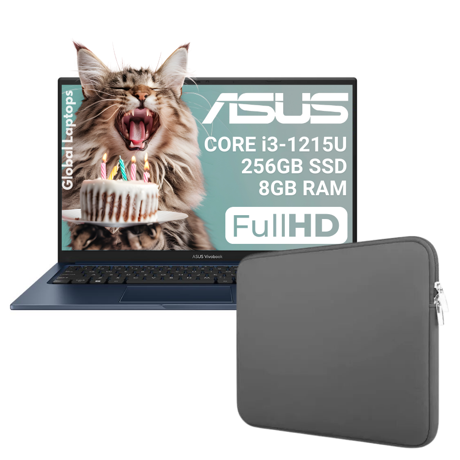 Foto 2 pulgar | Laptop Asus 15-F1504z Intel Core I3-1215U 8 GB DDR4 256 GB SSD FHD