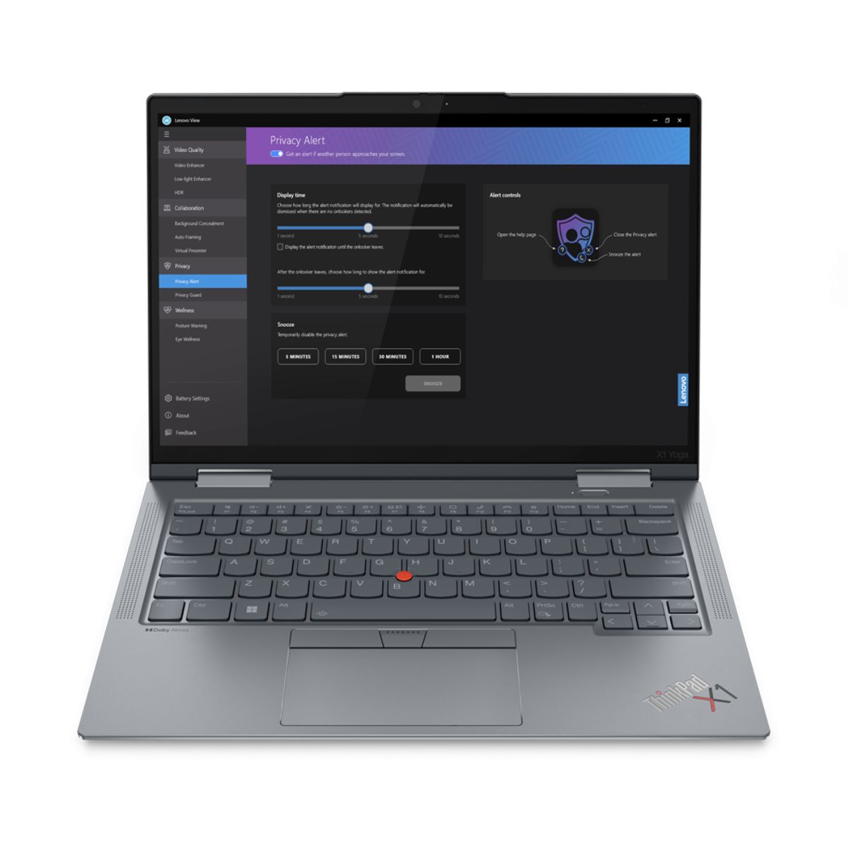 Laptop Lenovo Thinkpad X1 Yoga Gen 8 14'' Wuxga Intel Core I7-1355u 32gb 1tb Ssd Windows 11 Pro Español Gris