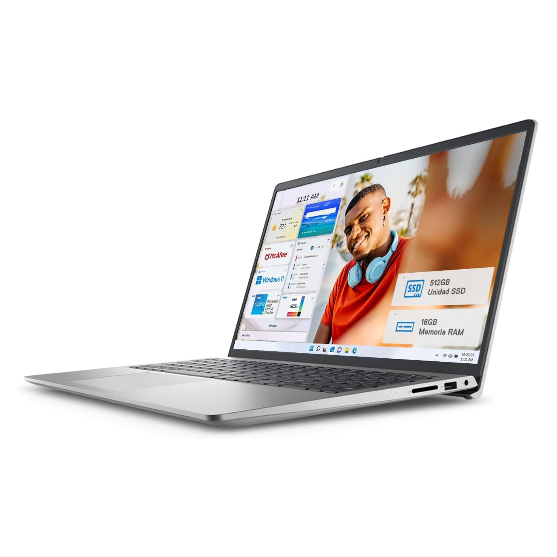 Foto 3 | Laptops Dell Inspiron 3520 15.6 Pulgadas Intel Core I5 16gb 512gb Ssd Windows 11