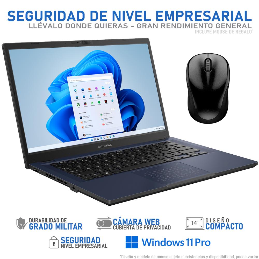 Foto 4 pulgar | Laptop Asus ExpertBook Intel Core i3 1215U 24GB RAM 256GB SSD 14'' Windows 11 Pro