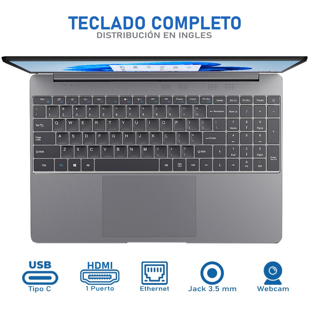 Foto 5 pulgar | Laptop Intel Core i3 5005U 16GB RAM 512GB SSD 15.6'' Windows 11 Pro Teclado en Inglés