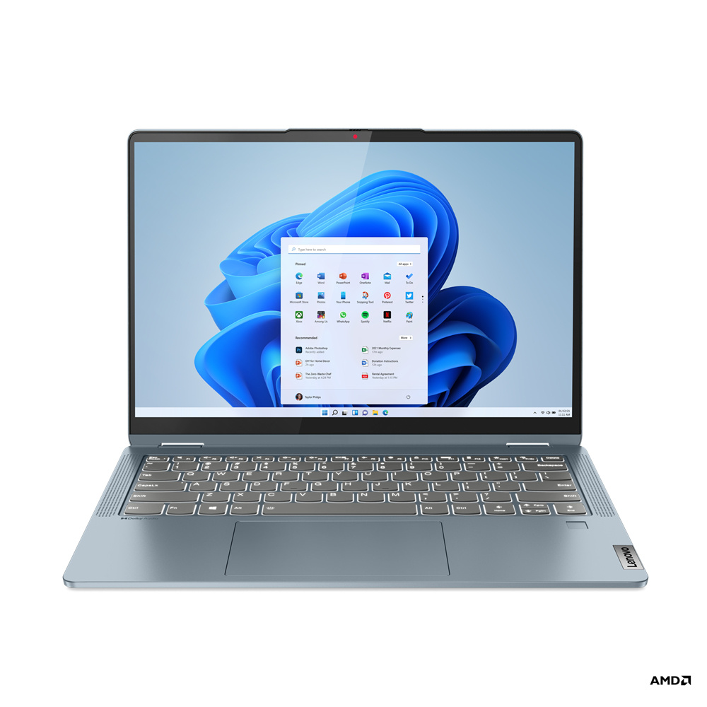 Foto 2 pulgar | Laptop Lenovo Ideapad Flex 5 de 14" Amd Ryzen 5 8gb 512gb Ssd Azul