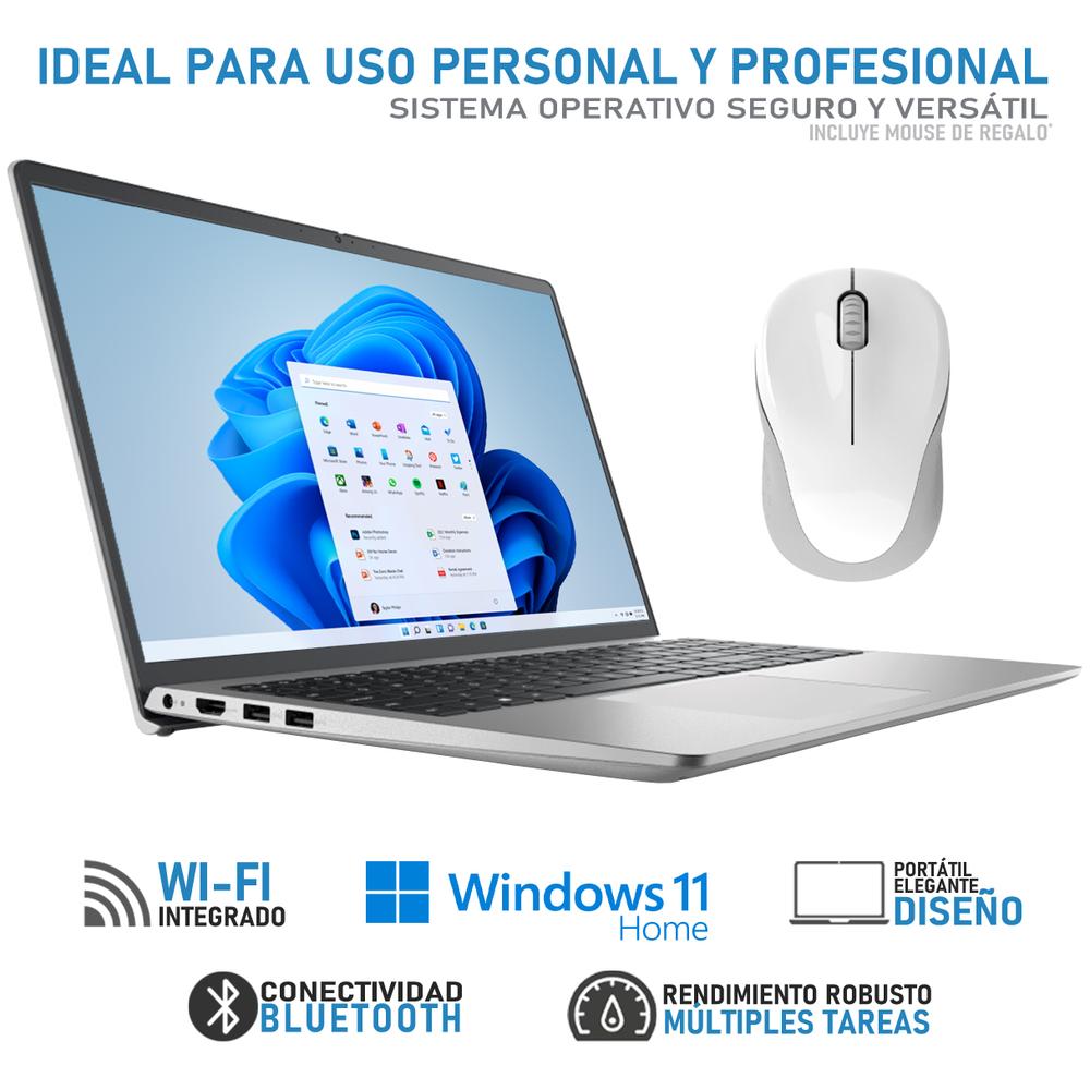 Foto 4 pulgar | Laptop Dell Inspiron 3520 Intel Core I5 1235u 24gb Ram 512gb Ssd 15.6'' Windows 11 Home + Mouse Dxt Teclado En Español