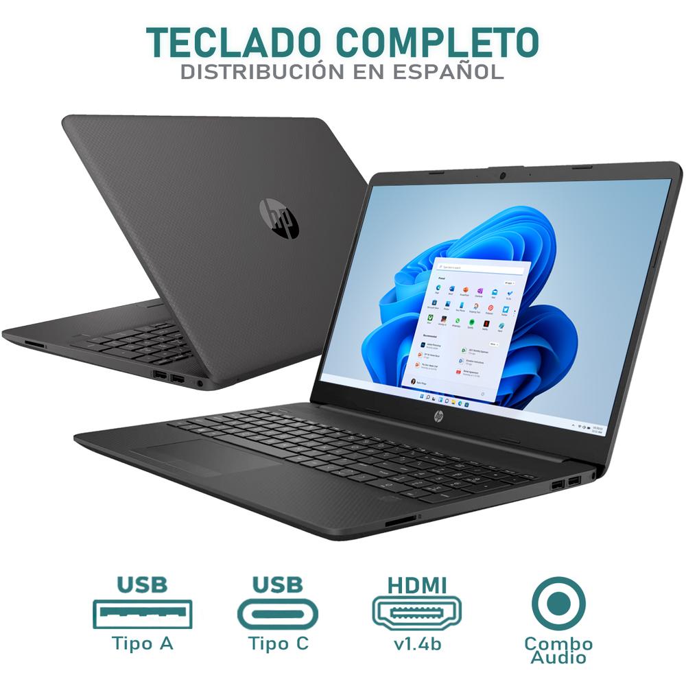 Foto 5 pulgar | Laptop HP 255 G9 AMD Ryzen 5 5625U 8 GB RAM 512 GB SSD 15.6 Pulgadas Windows 11 Home Teclado en Español