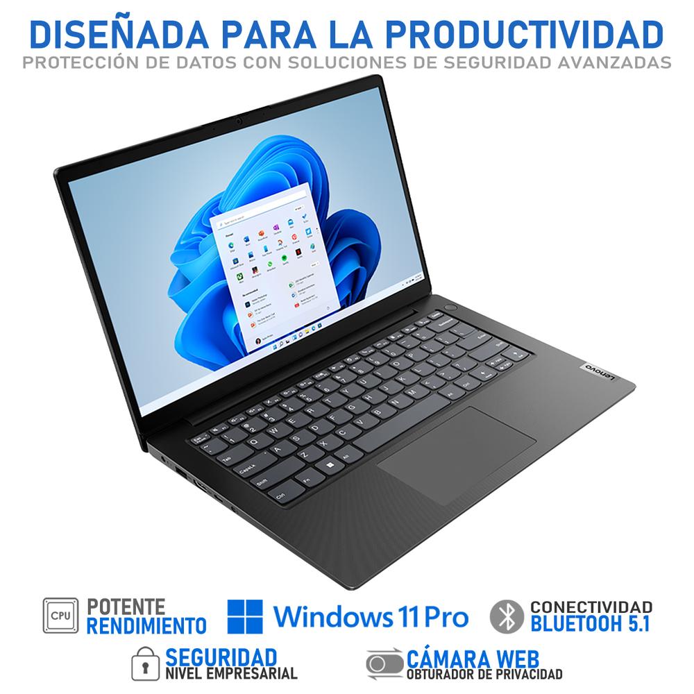 Foto 4 pulgar | Laptop Lenovo V14 G4 Amd Ryzen 5 5500u 24gb Ram 256gb Ssd 14'' Windows 11 Pro Teclado En Ingles