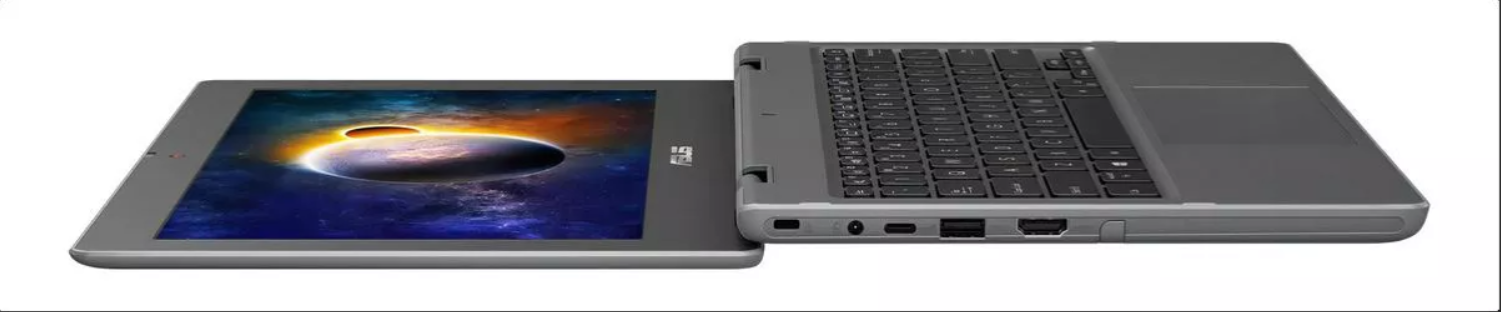 Foto 3 | Laptop Asus Celeron N4500 128gb 4gb Ddr4 11.6'' Hd Tec/esp W10p Gris Br1100cka-cel4g128-p1 90nx03b1-m001y0