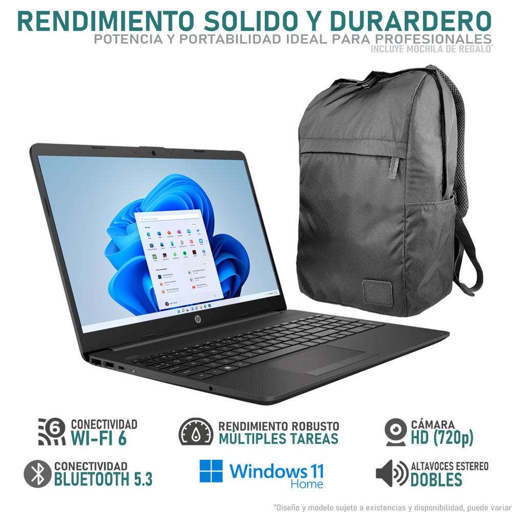 Foto 4 pulgar | Laptop Hp 255 G9 Amd Ryzen 5 5625u 12 GB Ram 512gb SSD 15.6'' Windows 11 + Mochila