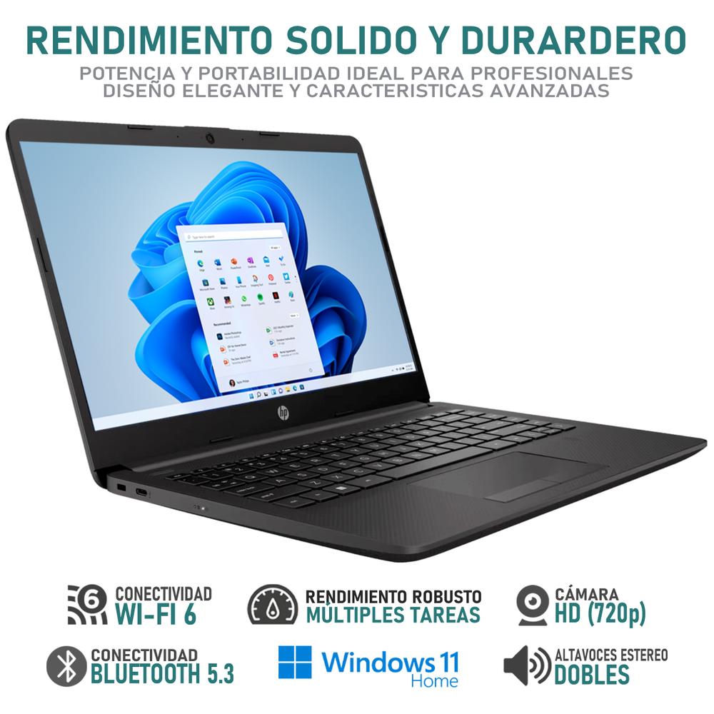 Foto 4 pulgar | Laptop Hp 240r G9 Intel Core I5 1335u 8gb Ram 512gb Ssd 14'' Windows 11 Home Teclado en Español