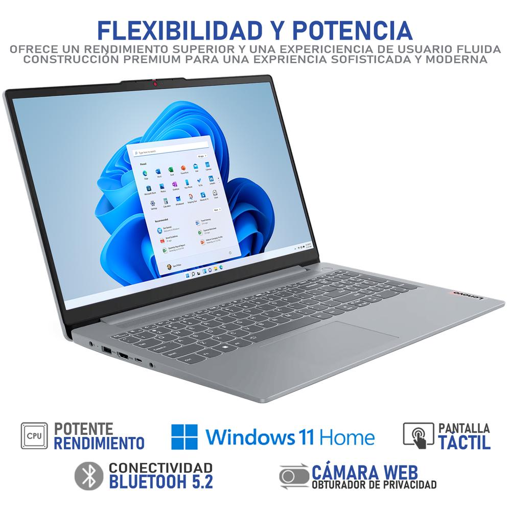 Foto 4 pulgar | Laptop Lenovo Ideapad Intel Core I7 13620G 16 GB RAM 512 GB SSD 15.6'' Touchscreen Windows 11 Home Teclado en Español