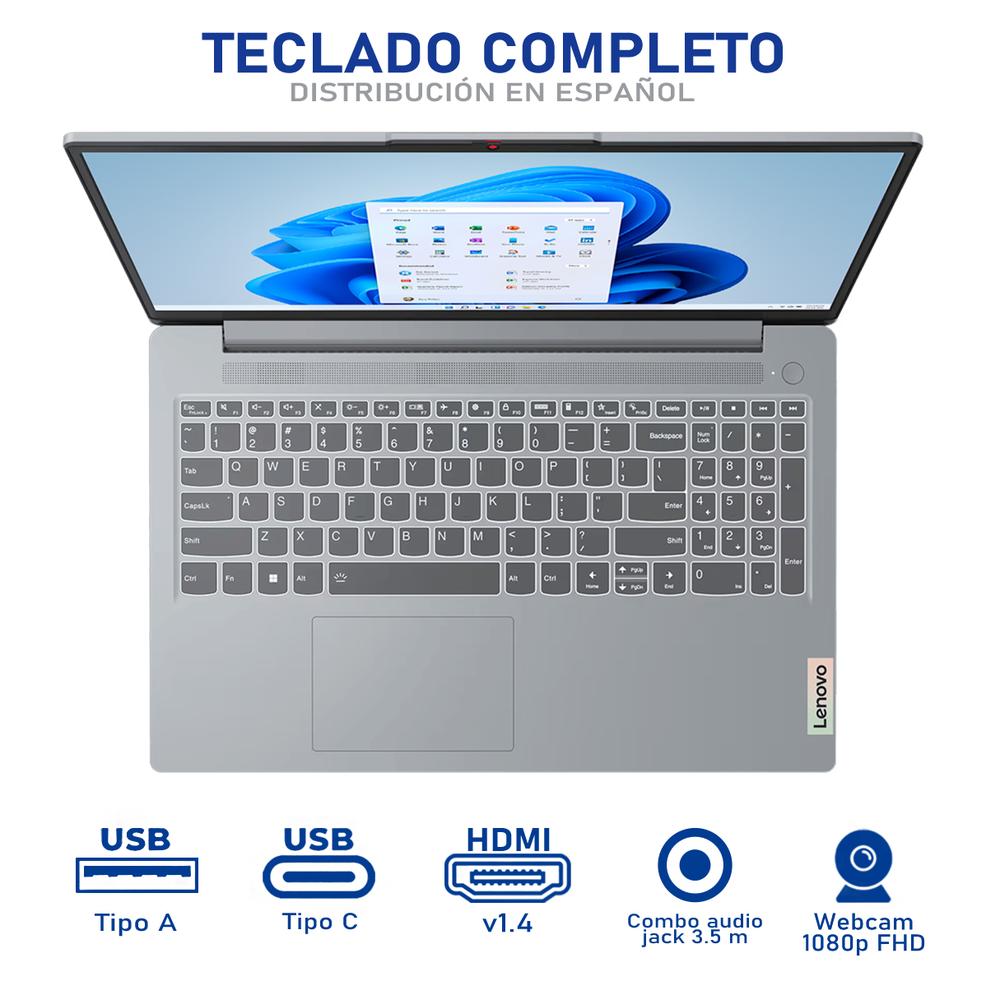 Foto 5 pulgar | Laptop Lenovo Ideapad Intel Core I7 13620G 16 GB RAM 512 GB SSD 15.6'' Touchscreen Windows 11 Home Teclado en Español