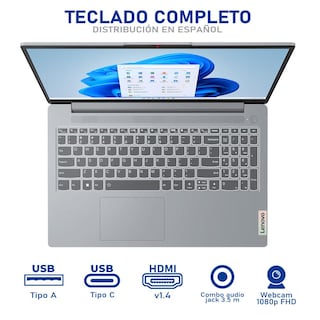 Foto 4 | Laptop Lenovo Ideapad Intel Core I7 13620G 16 GB RAM 512 GB SSD 15.6'' Touchscreen Windows 11 Home Teclado en Español