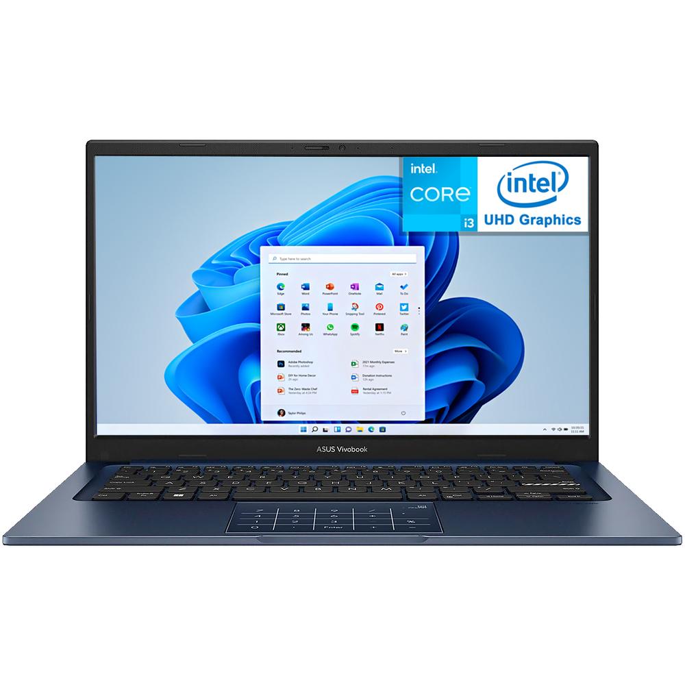 Laptop Asus Vivobook 14 Intel Core I3 1215U 8 GB RAM 128 GB SSD 14 Pulgadas Windows 11 Home Teclado en Inglés