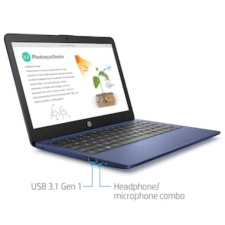 Foto 3 | Laptop Hp Streambook 11.6'' 32gb / 4gb Ram Intel Celeron N4000 Azul