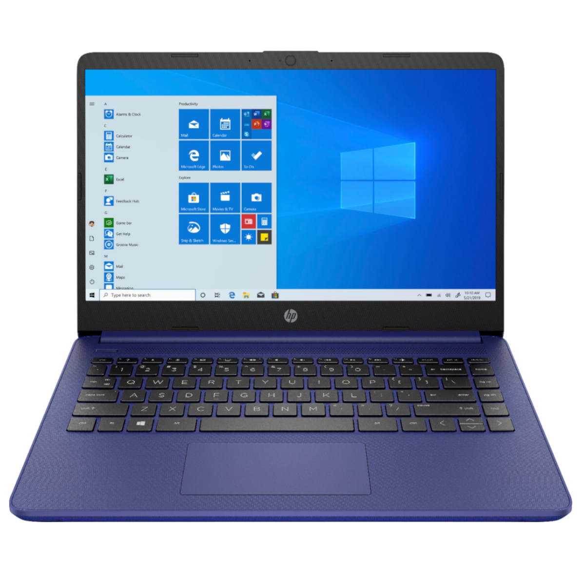 Foto 2 pulgar | Laptop Hp 14'' Hd 64gb Emmc / 4gb Ram Intel Celeron N4020 Color Azul Indigo