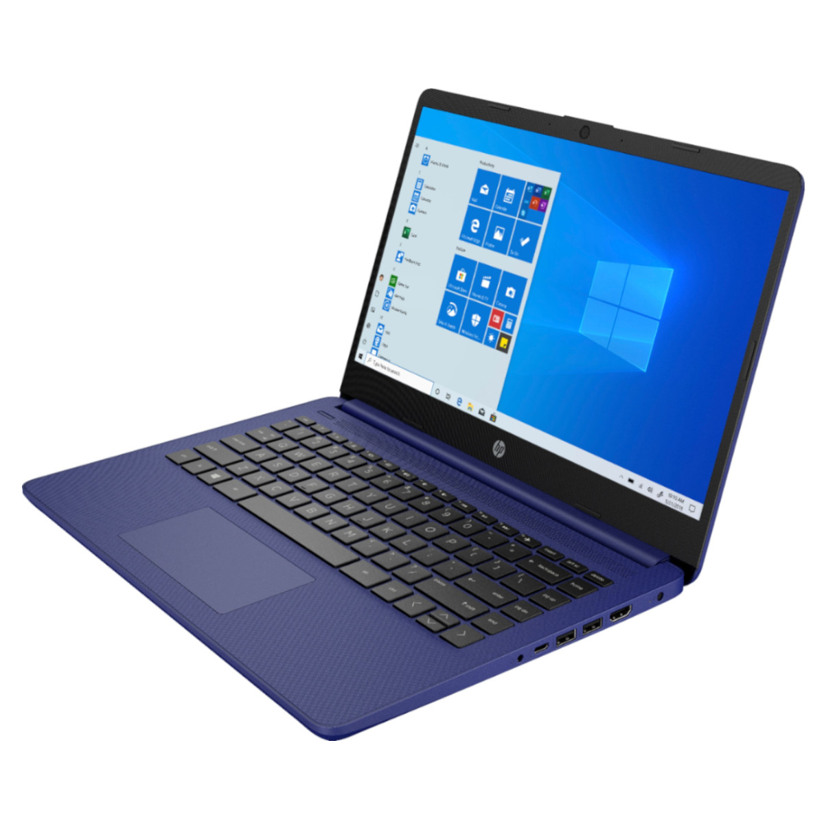 Foto 4 pulgar | Laptop Hp 14'' Hd 64gb Emmc / 4gb Ram Intel Celeron N4020 Color Azul Indigo