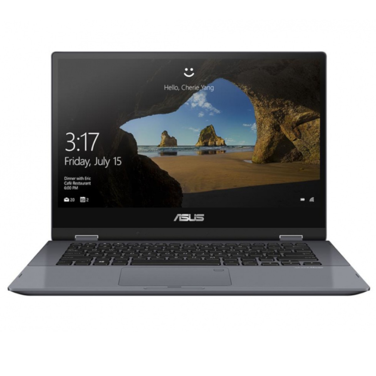 Foto 3 pulgar | Laptop 2 En 1 Asus Vivobook Flip 14'' 128gb Ssd / 4gb Ram Intel Core I3-10110u Color Gris