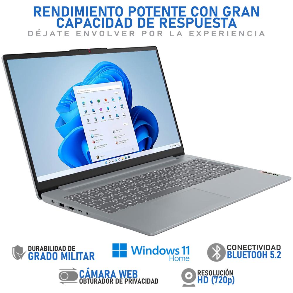 Foto 4 pulgar | Laptop Lenovo Ideapad Slim 3 Intel Core I3 8gb Ram 256gb Ssd 15.6'' Windows 11 Home Modo S