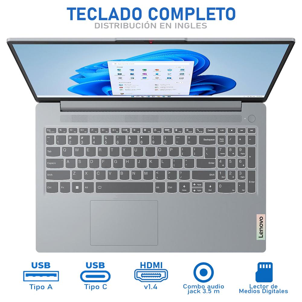 Foto 5 pulgar | Laptop Lenovo Ideapad Slim 3 Intel Core I3 8gb Ram 256gb Ssd 15.6'' Windows 11 Home Modo S