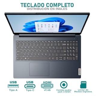 Foto 4 | Laptop Lenovo Ideapad 1 15iau7 Intel Core I5 1235u 8gb Ram 256gb Ssd 15.6'' Windows 11 Home Modo S Teclado En Ingles