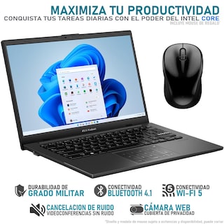 Foto 3 | Laptop Asus Vivobook Go 14 Intel Core I3 N305 8gb Ram 128gb Ssd 14'' Windows 11 Home Teclado En Ingles + Mouse Dxt