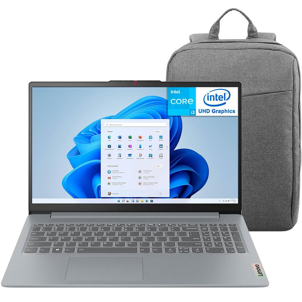 Foto 2 pulgar | Laptop Lenovo Ideapad Slim 3 Intel Core I3 N305 8gb Ram 256gb Ssd 15.6'' Windows 11 Home Teclado En Ingles + Mochila