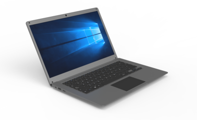 Foto 1 | Portátil Hyundai Hybook 14.1'' 1366x768, Intel N3350, 4gb Ram, 64gb + 1tb Hdd, 0.3mp, Rj45, Wifi, Bt 4.0, Windo