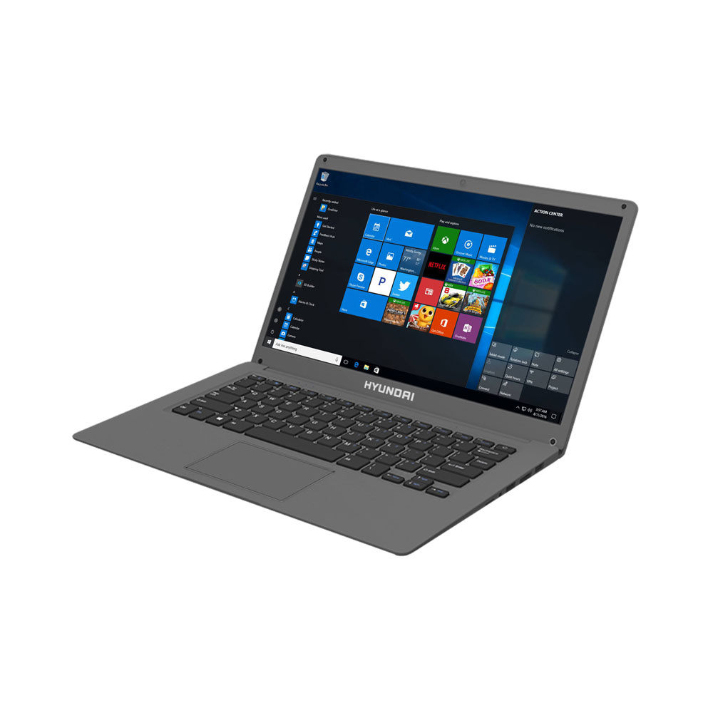 Foto 3 | Portátil Hyundai Hybook 14.1'' Intel Celeron, 4gb Ram, 64gb Almacenamiento Expandible 2.5'' Sata Hdd, Windows 10 Hom