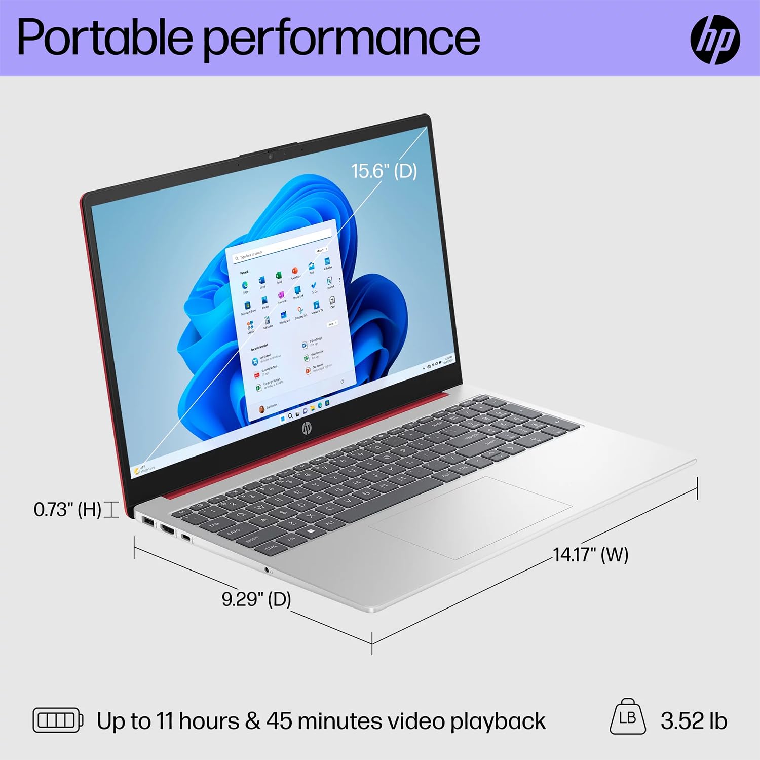 Foto 4 pulgar | Laptop Hp Con Pantalla Hd Portátil De 15,6 Pulgadas, 8 Gb De Ram Y 128 Gb De Almacenamiento - Venta Internacional.