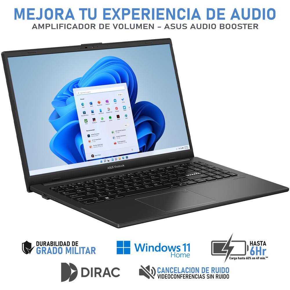 Foto 3 | Laptop Asus Vivobook Go 15 Intel Core I3 N305 8gb Ram 256gb Ssd 15.6'' Windows 11 Home Teclado En Ingles