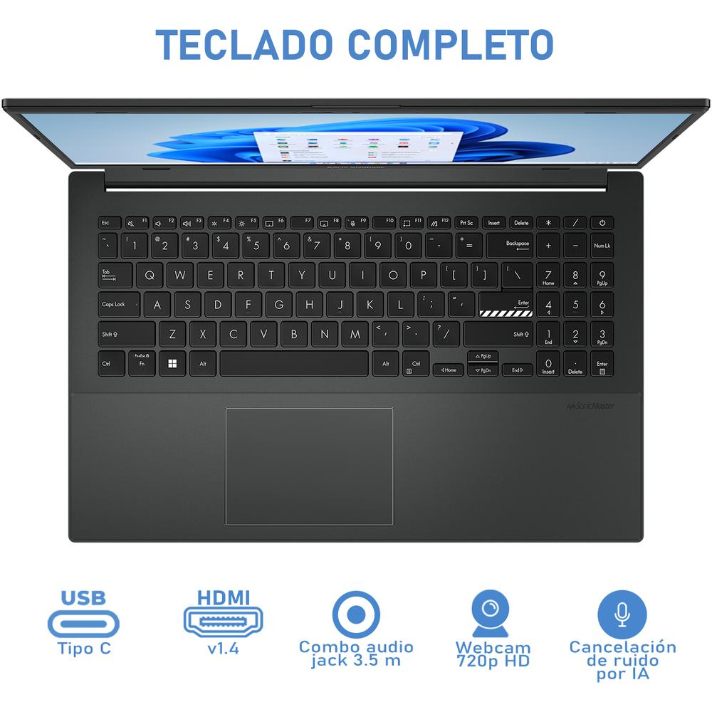 Foto 4 | Laptop Asus Vivobook Go 15 Intel Core I3 N305 8gb Ram 256gb Ssd 15.6'' Windows 11 Home Teclado En Ingles