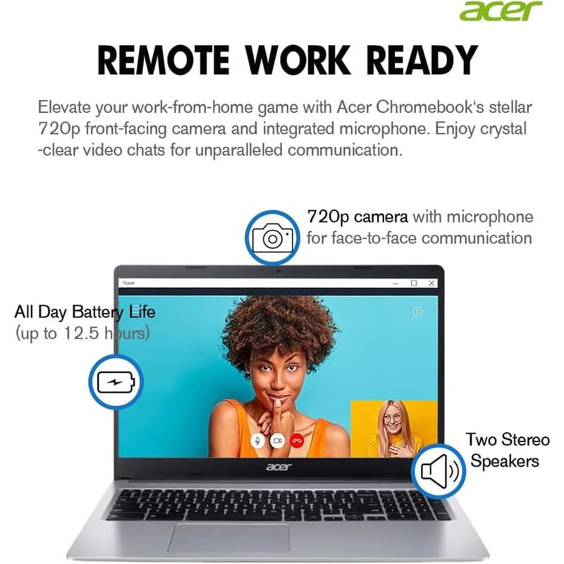 Foto 3 | Portátil Acer Chromebook 315 Para Empresas De 15.6 Pulgadas Intel Celeron - Venta Internacional.