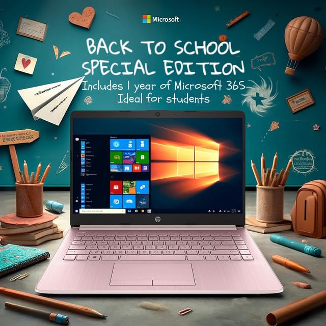 Foto 3 pulgar | Laptop Hp 14 Hd Back To School Ed., Con Microsoft 365 De 8 Gb/576 Gb - Venta Internacional.