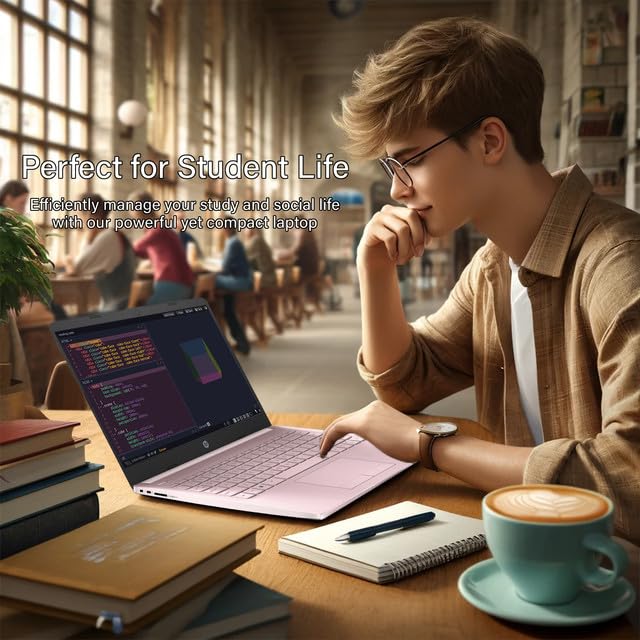 Foto 4 pulgar | Laptop Hp 14 Hd Back To School Ed., Con Microsoft 365 De 8 Gb/576 Gb - Venta Internacional.