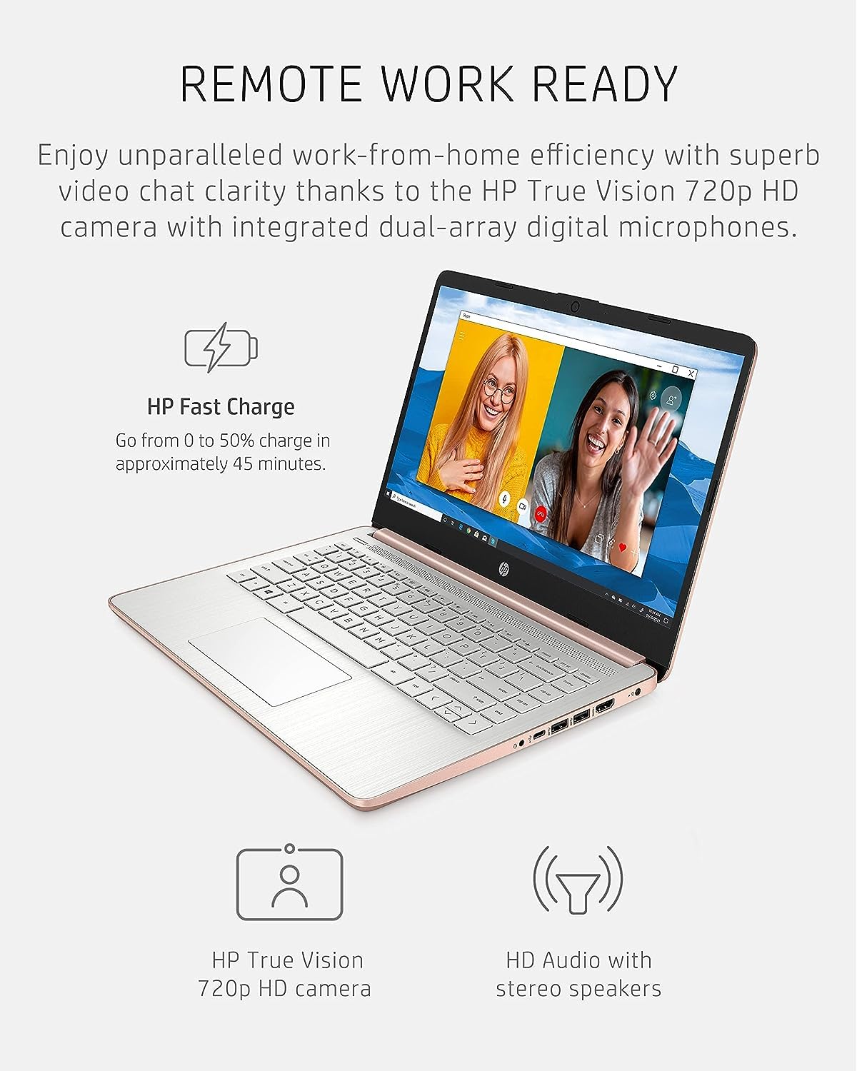 Foto 6 | Laptop Hp 14 Hd Back To School Ed., Con Microsoft 365 De 8 Gb/576 Gb - Venta Internacional.
