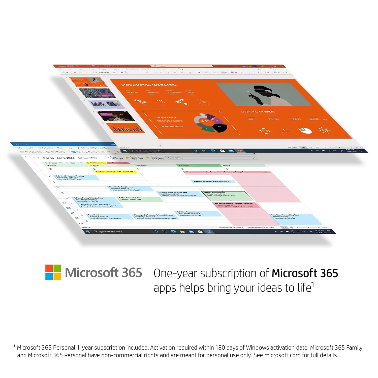 Foto 8 pulgar | Laptop Hp 14 Hd Back To School Ed., Con Microsoft 365 De 8 Gb/576 Gb - Venta Internacional.