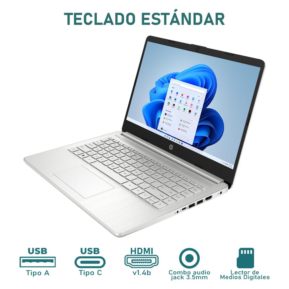Foto 5 pulgar | Laptop Hp 14-dq5 Intel Core I3 1215u 8gb Ram 256gb Ssd 14'' Windows 11 Home Teclado En Ingles