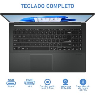Foto 4 | Laptop Asus Vivobook Go 15 Intel Core I3 N305 8gb Ram 256gb Ssd 15.6'' Windows 11 Home Teclado En Ingles + Mouse Dxt