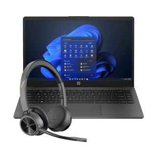 Foto 1 | Kit Laptop Hp 245 G10 + Diadema Hp Poly Voyager 4320 Usb-a + Adaptador Bt700