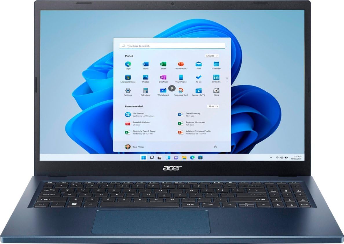 Foto 1 | Ordenador Portátil Acer Aspire 3 Delgado Y Ligero De 15,6 Pulgadas Ryzen 5 7520u De 8 Gb - Venta Internacional.
