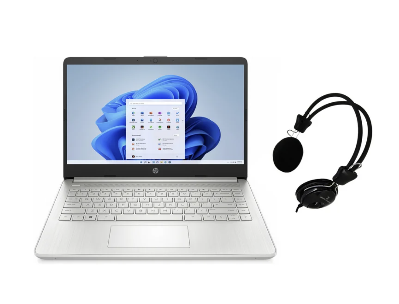 Foto 4 | Laptop Hp 14-dq0532la | Intel Celeron N4120 | 4gb Ram | 128gb Ssd | 14'' Hd | Windows 11 | Teclado Español + Audifonos.
