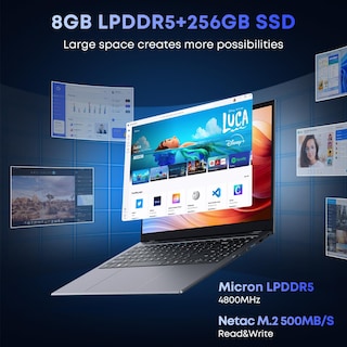 Foto 3 | Ordenador Portátil Chuwi Gemibook Xpro De 14,1 Pulgadas, Intel 12°, 8 Gb, 256 Gb, Ssd - Venta Internacional.