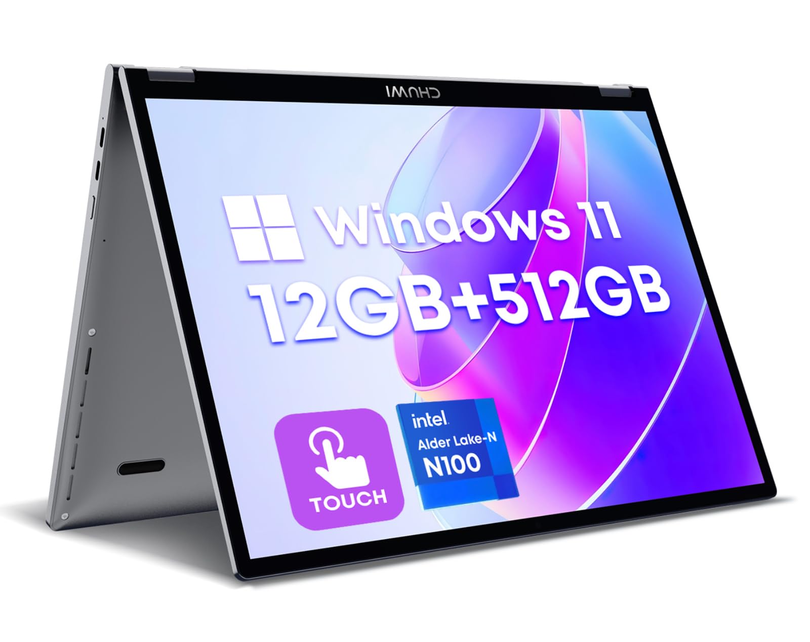 Ordenador Portátil Chuwi Minibook X 2 En 1, 10.51 Pulgadas, Táctil, 12 Gb De Ram, 512 Gb Ssd - Venta Internacional.