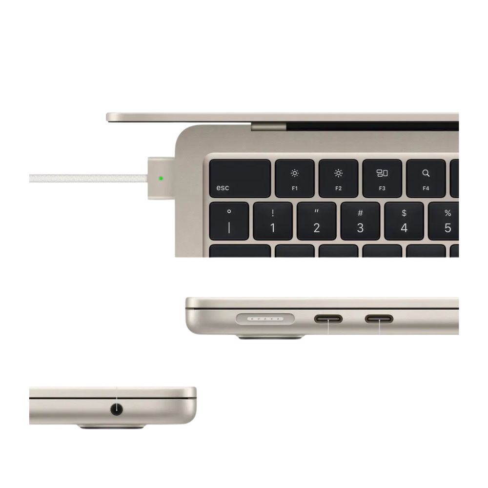 Foto 6 pulgar | Laptop Apple Macbook Air 13'''' Pulgadas Procesador M2 16gb Ram 256gb Ssd Color Blanco Estelar