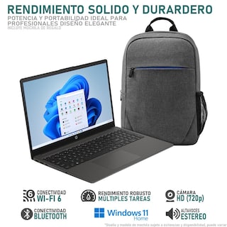Foto 3 | Laptop Hp 250 G10 Intel Core I3 N305 16gb Ram 256gb Ssd 15.6'' Windows 11 Home Teclado En Español + Mochila