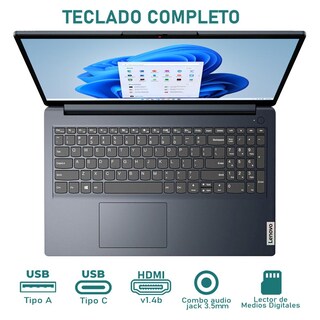 Foto 4 | Laptop Lenovo Ideapad 1 15alc7 Amd Ryzen 7 5700u 24gb Ram 512gb Ssd 15.6'' Touchscreen Windows 11 Home Teclado En Espa