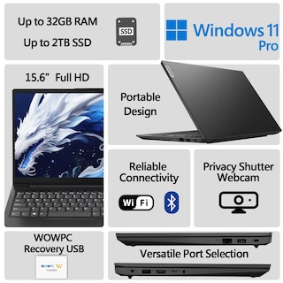 Foto 2 | Ordenador Portátil Lenovo V15 15.6 Pulgadas Fhd Intel Celeron N5100 8 Gb Ram 512 Gb Ssd - Venta Internacional.